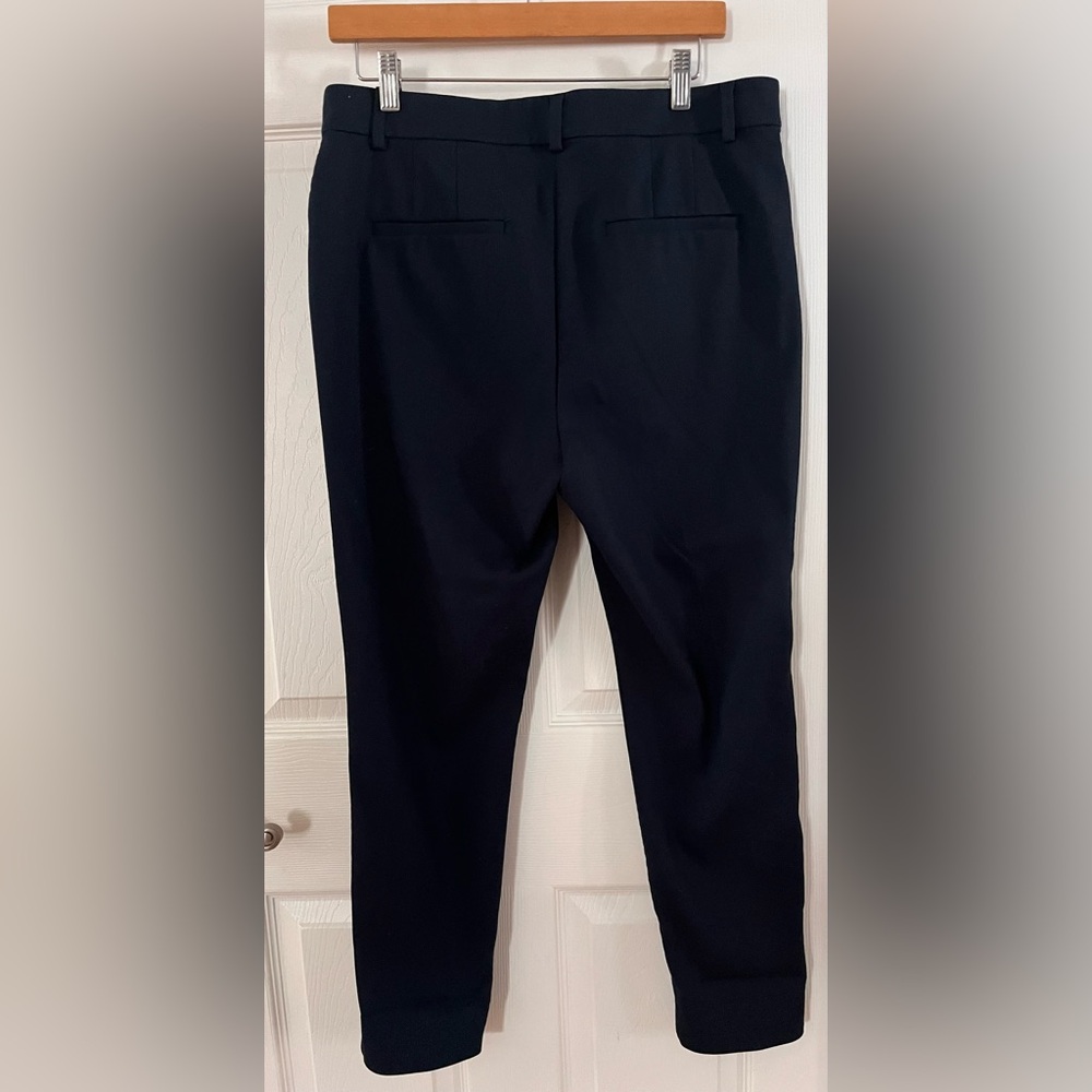 LOFT Navy Curvy “The Sutton” Trouser Pants Size 10 - Picture 2 of 8